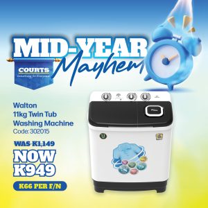 Walton 11kg Twin Tub Washing Machine
