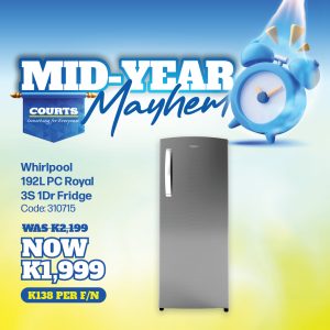 Whirlpool 192L PC Royal 3S 1Dr Fridge