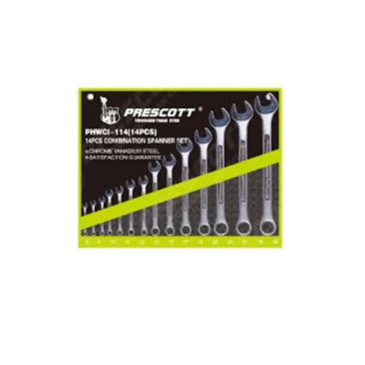 Prescott 14pc Combination Spanner Set PHWC014